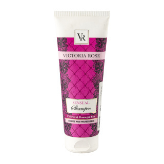 شامپو ویکتوریا رز مدل Sensual مناسب موهای رنگ شده و آسیب دیده حجم 250 میلی لیتر
