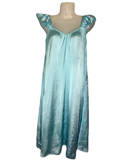 پیراهن راحتی زنانه ساتن ابریشم ترک