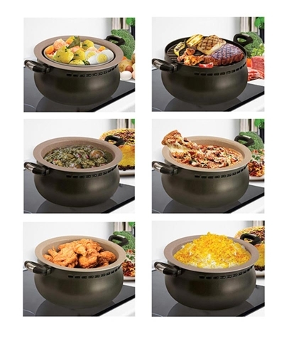 سرویس غذاپز همه کاره مدل ۱۱ پارچه ۱۲ نفره- آریا