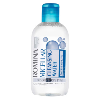  محلول پاک کننده آرایش چشم و لب مناسب پوست چرب و جوش دار رومینا حجم 250 میلی لیتر 