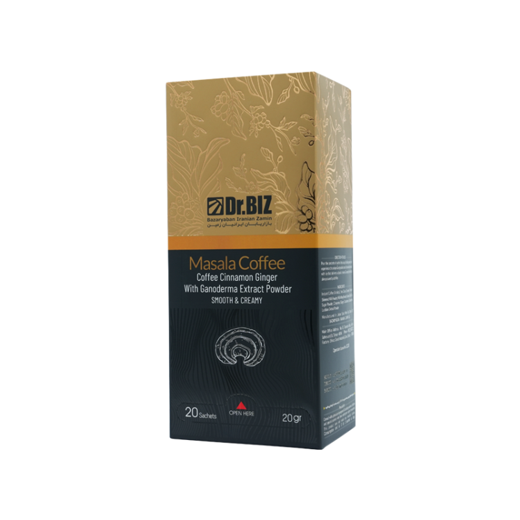 قهوه ماسالا با قارچ گانودرما ۲۰ عددی