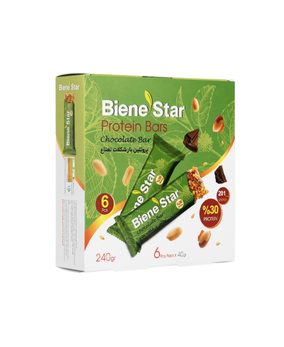 پروتئین بار شکلات نعناع- بسته ۶ عددی
