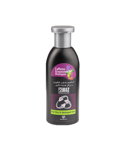 شامپو کافئین و روغن هسته انگور