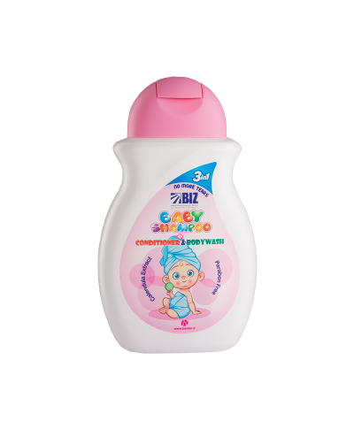  شامپو سر و بدن بچه حاوی مواد نرم کننده 