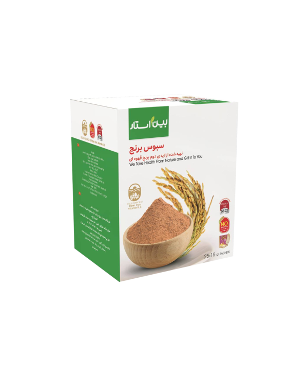 سبوس برنج بین استار بسته ۲۵ عددی ساشه