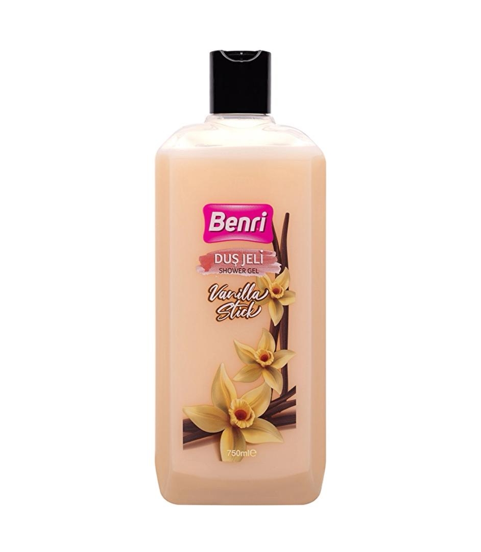 شاورژل Benri مدل Vanilla Stickحجم ۷۵۰ میلیلیتر