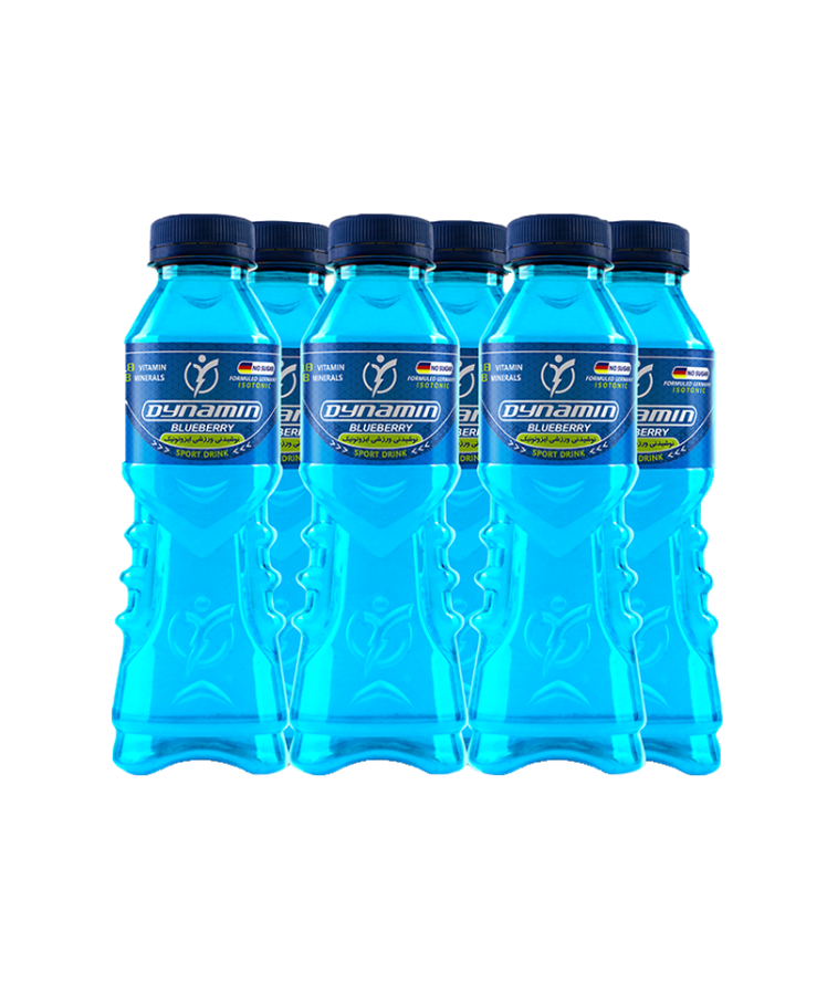 نوشیدنی ورزشی داینامین با طعم بلوبری