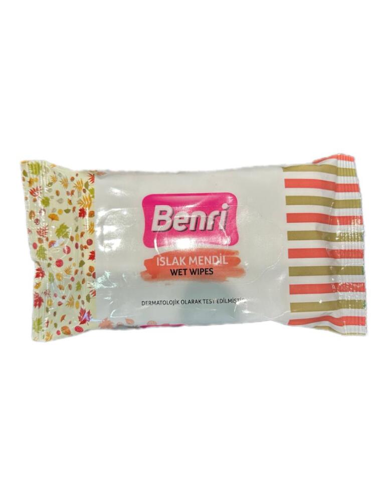 دستمال مرطوب Benri مدل Orange Blossom بسته ۱۵ عددی