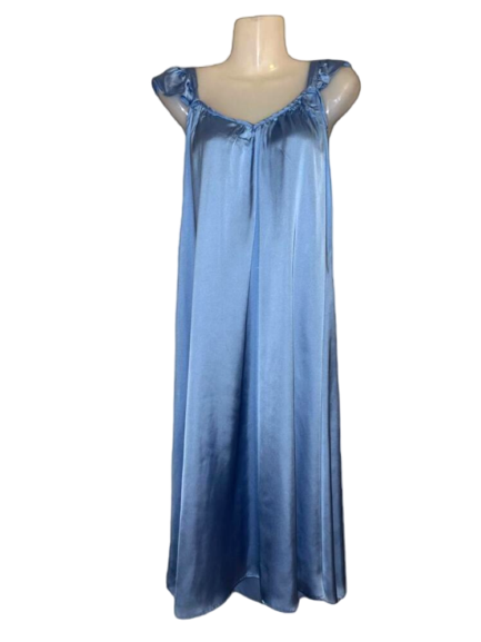 پیراهن راحتی زنانه ساتن ابریشم ترک